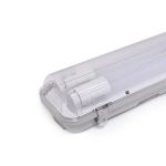 Noxion LED Lyslister Vanntett Armatur Poseidon V2.0 incl. 2x Noxion LED Lysrør T8 Standard Output 19W 2x2300lm - 840 Kald Hvit | 150cm