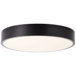 Brilliant Slimline Taklampe Metall Plast Svart Hvit 22W 2400lm - 830 Varm Hvit | 330mm