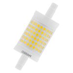 Osram LED Linear R7s Parathom 78mm Klar 12W 1521lm - 827 Ekstra Varm Hvit | Dimbar - Erstatter 100W