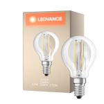 Ledvance Classic LED E14 Pære filament klar 2.5W 250lm - 827 ekstra varm hvit | erstatter 25W