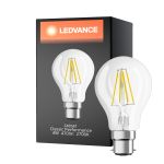 Ledvance Classic Performance LED Pære B22d Pære filament klar 4W 470lm - 827 ekstra varm hvit | erstatter 40W