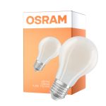 Osram Classic LED E27 Pære Filament Matt 7.2W 1521lm Ultra Efficiency - 840 Kald Hvit | Erstatter 100W