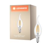 Ledvance Classic LED E14 Mignon Filament Klar 3.4W 470lm - 827 Ekstra Varm Hvit | Erstatter 40W