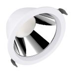 Ledvance LED Downlight Comfort Aluminium Hvit 18W 2160lm 55D - 930-940 CCT | 160mm - Utskjæring 150mm - IP44 - Beste Fargegjengivelse - UGR<19 - Zigbee Dimbar 