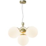 Nordlux Pendel lampe Ivona 4x E27 Messing - Metall | Max. 28W