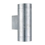 Nordlux Tin Veggbelysning Brushed Aluminium | Egnet for 2x GU10