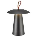 Nordlux Bordlampe Ara Batteri Aluminium Svart 2W 240lm - 830 Varm Hvit | Dimbar Touch