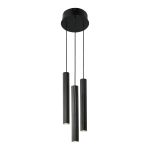 Nordlux Vico Pendel Lampe Metall Svart | Egnet for 3x GU10