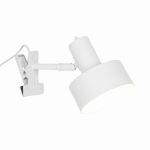 Nordlux Bordlampe Matis Clamp Metall Hvit | Egnet for 1x E27