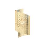 Emibig Veggbelysning Spiral Stål Gull | Egnet for 1x G9 - Max 8W