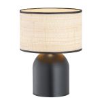 Emibig Bordlampe Aspen Stål Svart | Egnet for 1x E27 - Max 15W