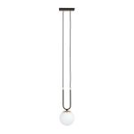 Emibig Pendel Lampe Glam Stål Svart | Egnet for 1x E14 - Max 10W