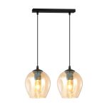 Emibig Pendel Lampe Istar Stål Svart | Egnet for 2x E27 - Max 10W