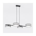 Emibig Pendel Lampe Drumz Stål Grå | Egnet for 4x E14 - Max 10W