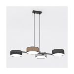 Emibig Pendel Lampe Drumz Stål Svart | Egnet for 4x E14 - Max 10W