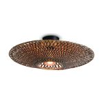 Good&Mojo Taklampe Bali Bambus Svart M | Egnet for 1x E27 