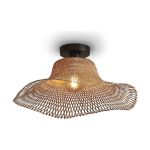 Good&Mojo Taklampe Ibiza Bambus Brun S | Egnet for 1x E27 