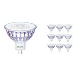 Fordelspakning 10x Philips Master Value LED Spot GU5.3 MR16 7.5W 660lm 36D - 940 kald hvit | beste fargegjengivelse - dimbar - erstatter 50W