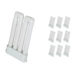 Fordelspakning 10x Osram Dulux F 24W 840 | kald hvit - 4-stift