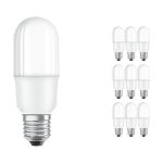 Fordelspakning 10x Ledvance Classic LED E27 Lineær matt 9W 1050lm - 840 kald hvit | erstatter 75W