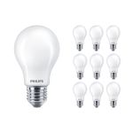 Fordelspakning 10x Philips MASTER Value LED Pære E27 Pære matt 5.9W 806lm - 927 ekstra varm hvit | beste fargegjengivelse - dimbar - erstatter 60W