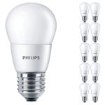 Fordelspakning 10x Philips Corepro LED Lustre E27 Ball matt 7W 806lm - 827 ekstra varm hvit | erstatter 60W