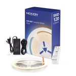 Noxion LED Strip Naga 5 Meter Komplet set - Smart Wifi - 24V - 120LEDs/m - 9.6W/m - 930-965 Innstillbar Hvit | 8mm - IP20 - Beste Fargegjengivelse - SMD2835