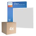 Fordelspakning 4x Philips LED Panel Ledinaire RC065B 28W 3400lm - 830-835-840 CCT | 60x60cm - UGR <19