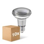 Fordelspakning 10x Ledvance Performance LED spot E27 R80 8.5W 670lm 36D - 827 ekstra varm hvit | dimbar - erstatter 100W