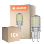 Fordelspakning 10x Ledvance Performance LED Capsule Klar G9 4.2W 470lm - 827 Ekstra Varm Hvit | Erstatter 40W