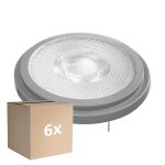 Fordelspakning 6x Ledvance Superior LED spot Reflektor G53 AR111 7.2W 450lm 40D - 918-927 Dim to Warm | beste fargegjengivelse - dimbar - erstatter 50W