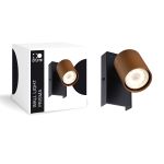 D'Lite Veggbelysning Prisma Metall Kobber | IP20 - Egnet for 1x GU10