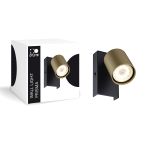 D'Lite Veggbelysning Prisma Metall Gull | IP20 - Egnet for 1x GU10