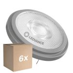 Fordelspakning 6x Ledvance LED spot G53 AR111 7.2W 450lm 40D - 918-927 Dim To Warm | Beste Fargegjengivelse - Dimbar - Erstatter 50W