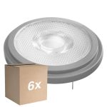 Fordelspakning 6x Ledvance Superior LED spot Reflektor G53 AR111 7.4W 450lm 24D - 927 ekstra varm hvit | beste fargegjengivelse - dimbar - erstatter 50W
