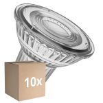 Fordelspakning 10x Ledvance LED Spot GU10 PAR16 7W 750lm 36D - 840 Kald Hvit | Dimbar - Erstatter 100W