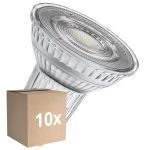 Fordelspakning 10x Ledvance LED Spot GU10 PAR16 2.4W 230lm 36D - 927 Ekstra Varm Hvit | Beste Fargegjengivelse - Dimbar - Erstatter 35W