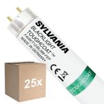 Fordelspakning 25x Sylvania Blacklight BL368 T12 Toughcoat 40W - 368 UV | 120cm