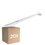 Fordelspakning 20x Noxion Lyslister Click V2 LED T8 | Egnet for 2x 120cm LED Lysrør