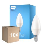 Fordelspakning 10x Philips Corepro LED Mignon E14 matt 7W 806lm - 840 kald hvit | erstatter 60W