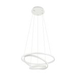 Eglo Pendel Lampe Lobinero-Z Aluminium Stål Hvit 40W 6100lm - 830-865 Innstillbar Hvit | IP20 - Zigbee Dimbar