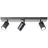 Brilliant Jello Taklampe Metall Matt Svart 13.5W 1035lm - 830 Varm Hvit | Inkl. 3x GU10