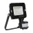 Ledvance LED flomlys Kompakt svart 10W 900lm 100D - 830 varm hvit | IP65 - symmetrisk - Bevegelses- og lyssensor