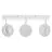 Ledvance LED Decor Spot Saturn Plast Hvit 29W 935lm - 830-842-865 CCT