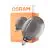 Osram Vintage 1906 LED E27 Globe Filament Smoke 183mm 4W 110lm - 818 Ekstra Varm Hvit | Dimbar - Erstatter 12W