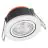 Ledvance LED Spot Combo Adjust Aluminium Hvit 6W 540lm 60D - 940 Kald Hvit | 82mm - Utskjæring 68mm - IP65 - Beste Fargegjengivelse - Dali Dimbar