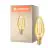 Ledvance Vintage 1906 LED E14 Mignon gull 2.5W 220lm - 824 ekstra varm hvit | erstatter 25W