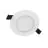 Ledvance Downlight Slim Alu Hvit 8W 800lm 90D - 830 Varm Hvit | Utskjæring 100mm - IP44 