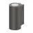 Ledvance Veggbelysning Urban Vario Aluminium Grå Up & Down 27W 2700lm - 830-840 CCT | IP65 - Dali Dimbar