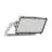 Ledvance LED Flomlys Max Radial 25 Aluminium Grå 600W 76000lm 25D - 830 Varm Hvit | IP66 - Symmetrisk